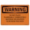 Signmission OSHA Do Not Place Flammable Combustible Material 5in X 3.5in, 10PK, 3.5" W, 5" L, Landscape, PK10 OS-WS-D-35-L-12068-10PK - alternate 1